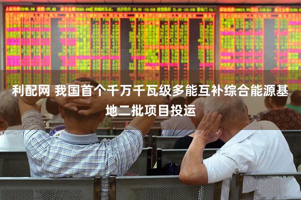 利配网 我国首个千万千瓦级多能互补综合能源基地二批项目投运